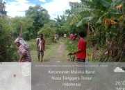 Wujudkan Lingkungan Yang Bersih, Pemerintah Desa Rabasahain Bersama Masyarakat Adakan Kerja Bakti
