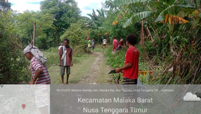 Wujudkan Lingkungan Yang Bersih, Pemerintah Desa Rabasahain Bersama Masyarakat Adakan Kerja Bakti