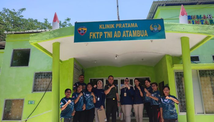 FKTP TNI AD Atambua Terlibat Dalam lomba Dari BPJS Kesehatan, Dan Berhasil Meraih Juara 1