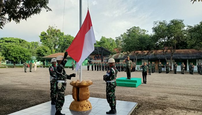 Simak Pesan Kasad Kepada Seluruh Prajurit Dan PNS TNI AD Pada Upacara Bendera Di Makodim Belu