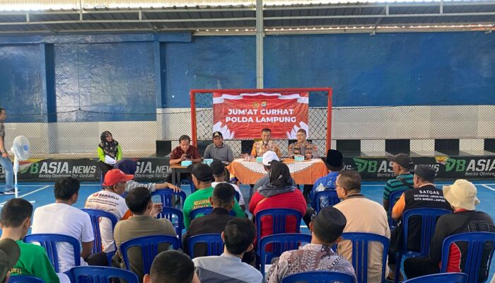 Dengar Keluhan Masyarakat, Polda Lampung Gelar Jumat Curhat